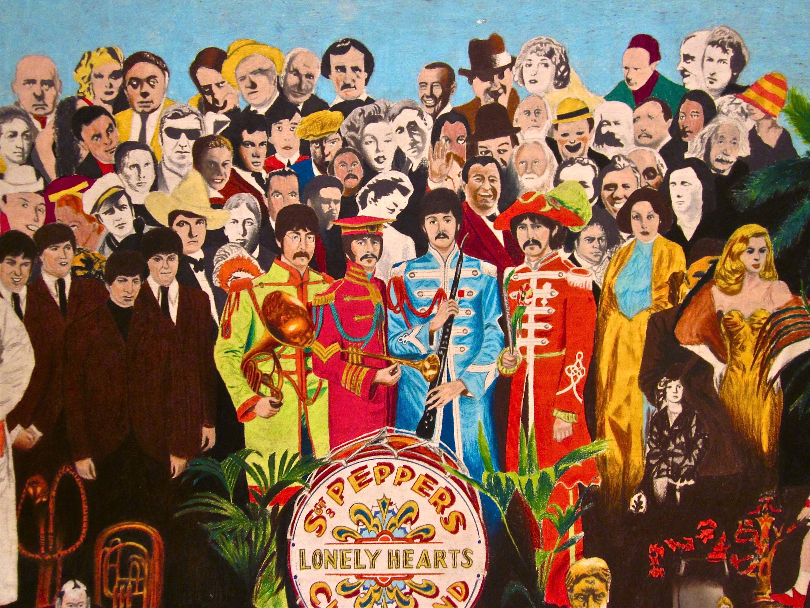Сержант пеппер. The Beatles сержант Пеппер. Sgt. Pepper’s Lonely Hearts Club Band the Beatles. Sgt Pepper's Lonely Hearts Club Band. Обложка Битлз сержант Пеппер.