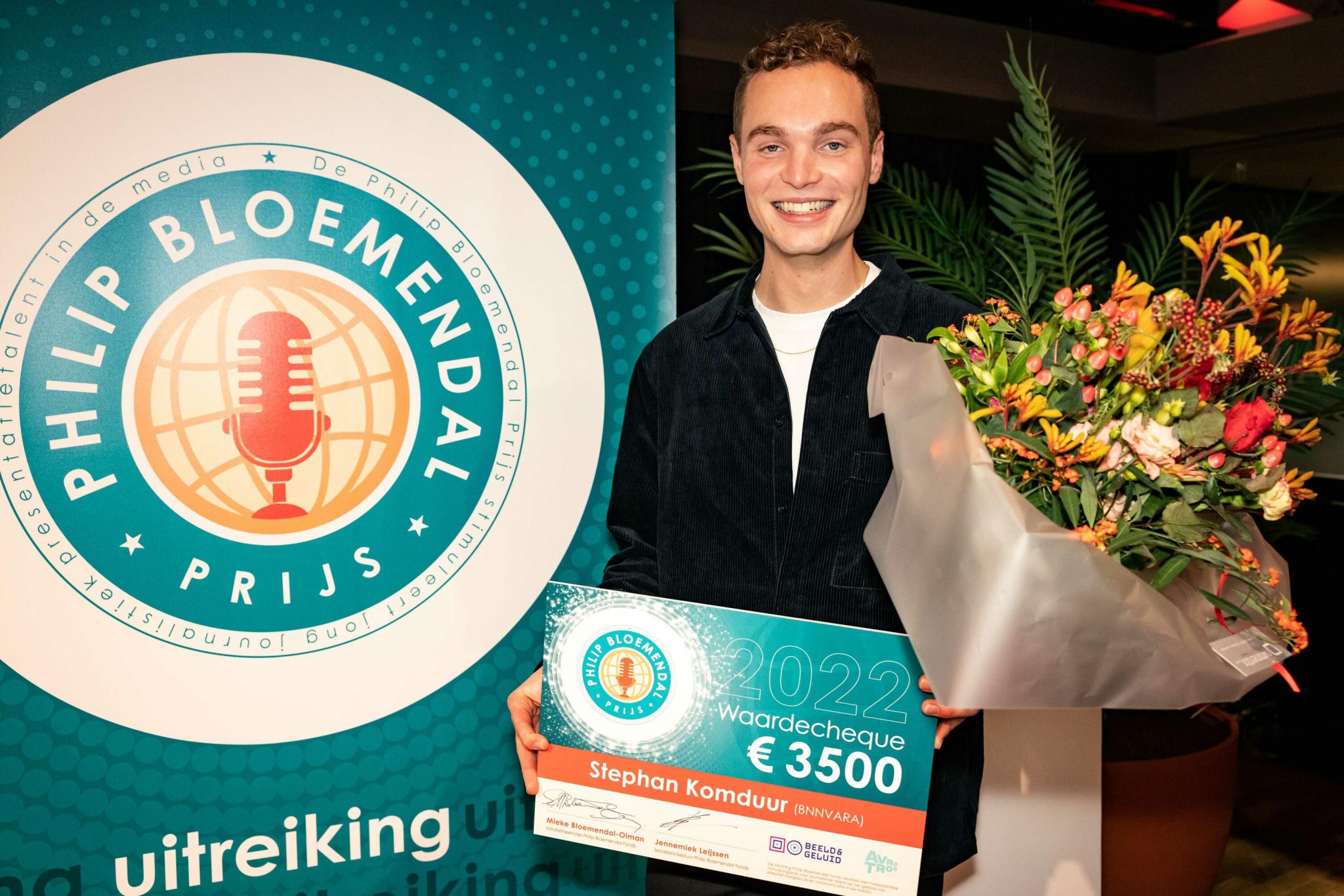 Stephan Komduur wint Philip Bloemendal Prijs voor grootste